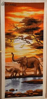 Maybe you would like to learn more about one of these? Elephants Near The Stream Digital Cross Stitch Pattern