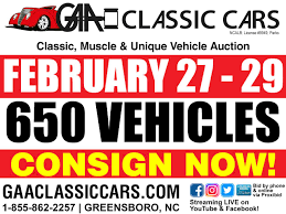 Greensboro auto auction is the south's leading independent, dealer exclusive auto auction. Gaa Classic Cars Auction Dupont Registry Directory
