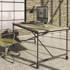 Flat iron coffee table u legs, 1 pair, w5040d2 rustydesigncanada. Restoration Hardware Flatiron Desk 3d Model 6 Rfa Free3d
