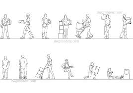 Couriers People Illustration Art Poses Drawings