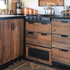 reclaimed wood kitchen cabinets