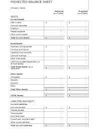 Projected Balance Sheet Is Pro Forma Balance Sheet To Prepare Projected Balance Sheet For Bank Loan Certain Assumptions On Futur Balance Sheet Bank Loan Sheet