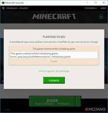 Apart from them 2 options not much else you could do. Mon Modpack Minecraft Crash Comment Ca Marche