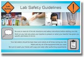 They help make the workplace more visual, which makes both work tasks and safety easier to understand.while safety posters can be very useful, if they are thrown up on a wall without much planning, they can end up being a waste of time and space. Lab Safety Guidelines Lab Safety Health And Safety Poster Science Classroom