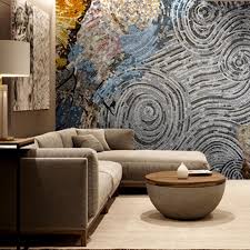 Custom Luxury Glass Mosaic Mural Modern Abstract Art | BVM Home
