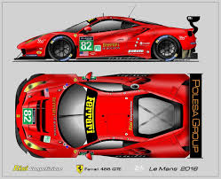 The gearbox gearing ratios closely approximate the gearing ratios of the real ferrari 488 gte gearbox except that it implements a manual 8 speed gearbox instead of an automatic 8 speed gearbox. Ferrari 488 Gte 2016 Ferrari Racing Gt Cars Race Cars