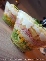 Schichtsalat 1 Dose Ananas In Stucken 1 Stange Porree 1 Dose Mais 1 Glas Geriebener Sellerie 200g Kochschinken 150g Geriebene Rezepte Essen Leckeres Essen