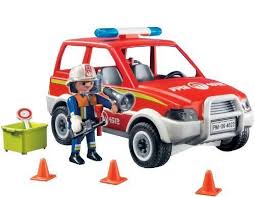 Playmobil Fire Chief Extinguisher Car Figures Accessories Pretend Play Kids Toys Fire Chief Kids Toys Toys