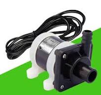 Máy bơm nước không chổi than động cơ năng lượng mặt trời DC 12V-24V, máy bơm nước chìm điện từ không chổi than