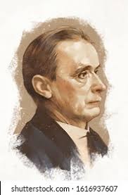 Rudolf Steiner Austrian Philosopher Social Reformer Stock Illustration  1616937607