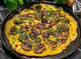 Nasi Telur Dadar Jamur