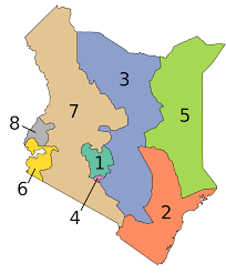 County map of kenya you can easily create a map of kenya counties using. Provinces Of Kenya Wikipedia