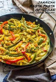 Vegan Rasta Pasta Dish Recipe Rasta Pasta Jamaican Recipes Pasta Dishes