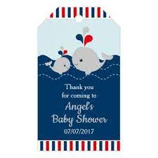 Red Gray And Navy Whale Baby Shower Thank You Gift Tags Baby Shower Thank You Cards Baby Shower Thank You Gifts Whales Baby Shower
