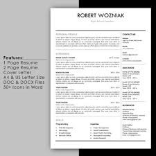 This article guides on professional references on resumes: Simple Teacher Resume Template With Cover Letter And Reference Page