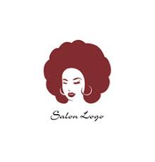 Silhouette black hair salon logo. Black Women Hair Logo Vector Images Over 2 500