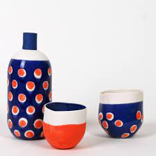 L Atelier Des Garcons Is A Relatively New French Brand Making These Gorgeous Ceramic Cartoon Like Vessels Les Ceramic Decor Ceramic Painting Ceramic Bottle