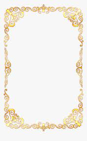 Maybe you would like to learn more about one of these? Adornment Adorno Moldura Quadro Borda Gold Golden Border Design Transparent Background Hd Png Download Kindpng