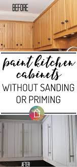 Painting Kitchen Cabinets Without Sanding Decorkeun