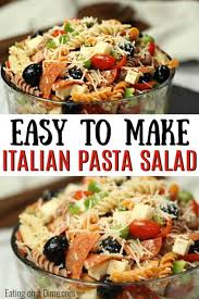 Classic Italian Pasta Salad Recipe Food Recipes Easy Salad Recipes Easy Pasta Salad Recipe