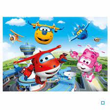 puzzle cadre 15 pieces super wings cle52247 7 taille unique enfant jeu de cubes coloriages enfants com
