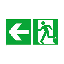 Having an emergency radio is absolutely essential for remaining informed during any situation. Emergency Exit Left With Directional Arrow Left Vkf Renzel
