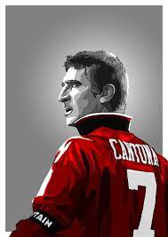 I never thought before a game, if i score a goal, i will react. Eric Cantona Manchester United Football Print In 2021 Eric Cantona Manchester United Legends Manchester United