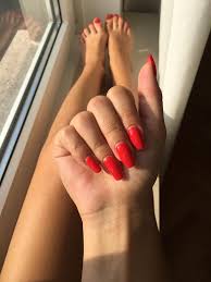 Fifth Avenue Creamy Red Orange Nail Polish Nail Color Essie Orange nail designs nail art designs fingernail designs nails design orange nails red nails palm tree nails nails with palm trees jolie nail art.
