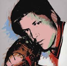 TomSeaver by #AndyWarhol 1977 Andy Warhol (1928-1987) Tom Seaver stamped  with the Andy Warhol Authentication Board, Inc. stamp and numbered  'A123.086' (on the overlap) acrylic and silkscreen ink