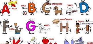 Alfabeto Para Imprimir Com Desenhos Coloridos Ver E Fazer