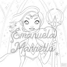 6 to 30 characters long; Printable Coloring Page Glimmer She Ra Etsy
