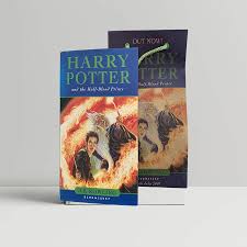 This book was about the students' first year at howgarts, and it was j.k.rowling's first book in the harry potter series. J K Rowling Harry Potter And The Half Blood Prince With The Rare Release Paper Bag With Error To Page 99