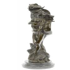 Sold at Auction: Nude Egyptian Princess protected by a Cobra Snake Bronze  Sculpture