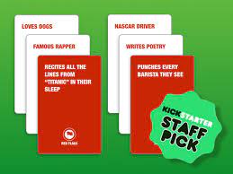 Red Flags The New Party Game From The Creator Of Superfight Red Flag Party Games Games