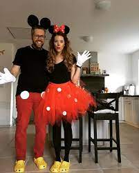 Disfraz de mickey y minnie. Diy Mickey Minnie Mouse Costume Disfraz Mickey Y Minnie Disfraz Mickey Disfraces De Disney