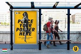 Bus Station Poster Mockup Poster Mockup Bus Station Poster Mockup Psd
