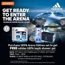 Seoul garden ioi city mall is a buffet restaurant based in putrajaya, selangor. Free Adidas Uefa Bag Shower Gel With Purchase Of Ueda Arena Edition Set Ioi City Mall Putrajaya Until 2 April 2017 Harga Runtuh Harga Runtuh Durian Runtuh
