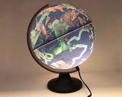 Stunning Danish Light Up Celestial Globe Constellation Night Light Globe Light Functional Geography Scan Globe Globe Lights Globe Danish Lighting