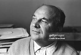 Photo of A.L LLOYD; Posed portrait of Bert Lloyd at home in Greenwich News  Photo