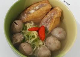 Resep bakso tahu kuah (544). Resep Bakso Tahu Cilok Kuah Oleh Nita Shintia Cookpad
