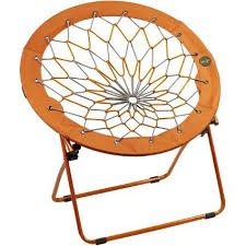 Bunjo Bungee Lounge Chair Dorm Gaming Camping Seat Orange For Kids Teens College Bungee Chair Chair Sitting Room Chairs
