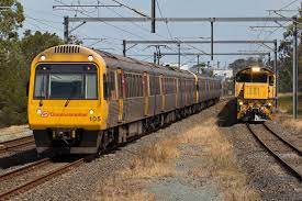 Parallel Run Public Transport Outback Train