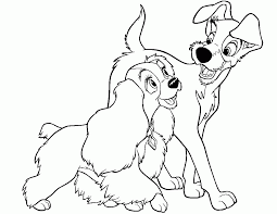 Check spelling or type a new query. Lady And The Tramp Coloring Page Coloring Home