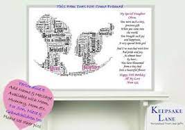 Many cultures view the 18th birthday as a coming of age experience the passage from childhood to adulthood. 16th 18th 21st Daughter Mom Birthday Day Son Personalised Word Art Gift Keepsake Ebay