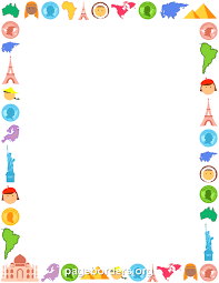 Social Studies Border Clip Art Page Border And Vector Graphics Borders For Paper Social Studies Scrapbook Frame