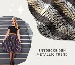 Dann komm uns in berlin besuchen! Metallic Trend Online Kaufen Stoffe De