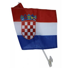 Drapeau croatie, de table, pour bateau/voiture, sur hampe, pavillon, fanion, guirlande, écusson, pin's. Croatie Drapeau De Voiture Evangelista Sports