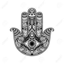Religions view religious texts, rituals, and works of art as symbols of compelling ideas or ideals. Hand Gezeichnet Umriss Illustration Eines Hamsa Hand Symbol Hand Von Fatima Religiosen Zeichen Mit Allen Sehenden Auge Vintage Boho Stil Vektor Illustration In Doodle Zentangle Stil Fur Erwachsene Malbuch Lizenzfrei Nutzbare Vektorgrafiken Clip