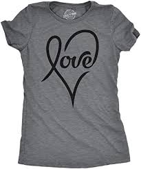 Design your own shirt with a personalized logo, brand name and more. Amazon Com Womens Love Cursive Heart Design Cute Graphic Novelty Valentines Day T Shirt Clothing