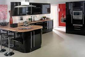 cuisines noires bois amenagement murs cuisine noire et bois cuisine noire cuisines design